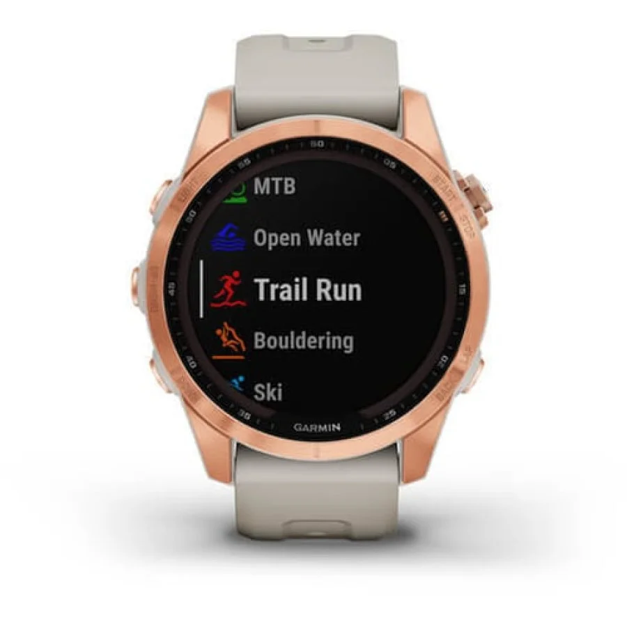 Garmin Fenix 7S Solar Rose Gold with Light Sand Band (010-02539-10/11)