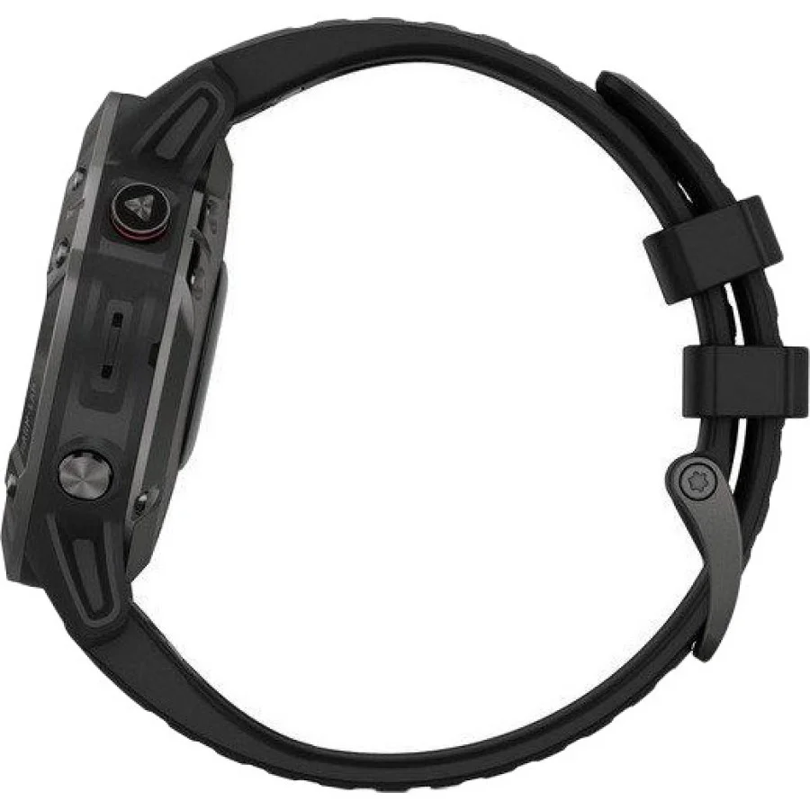 Garmin Fenix 6 Sapphire Сarbon Grey DLC with Black Band (010-02158-10/11) 010-02158-11