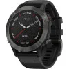 Garmin Fenix 6 Sapphire Сarbon Grey DLC with Black Band (010-02158-10/11) 010-02158-11