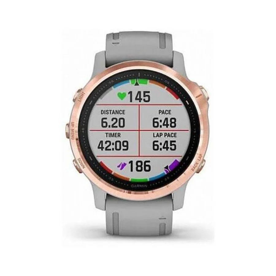 Garmin Fenix 6S Rose Gold-tone with Powder Gray Band (010-02159-21/20)