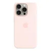 Apple iPhone 15 Pro Silicone Case with MagSafe - Light Pink (MT1F3) (OEM)