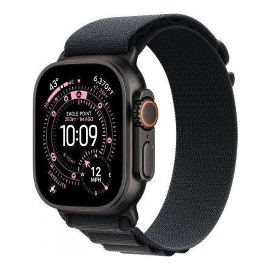 Apple Watch Ultra 2 GPS + Cellular 49mm Black Titanium Case w. Ocean Band Black (MYTC3+MYPD3)