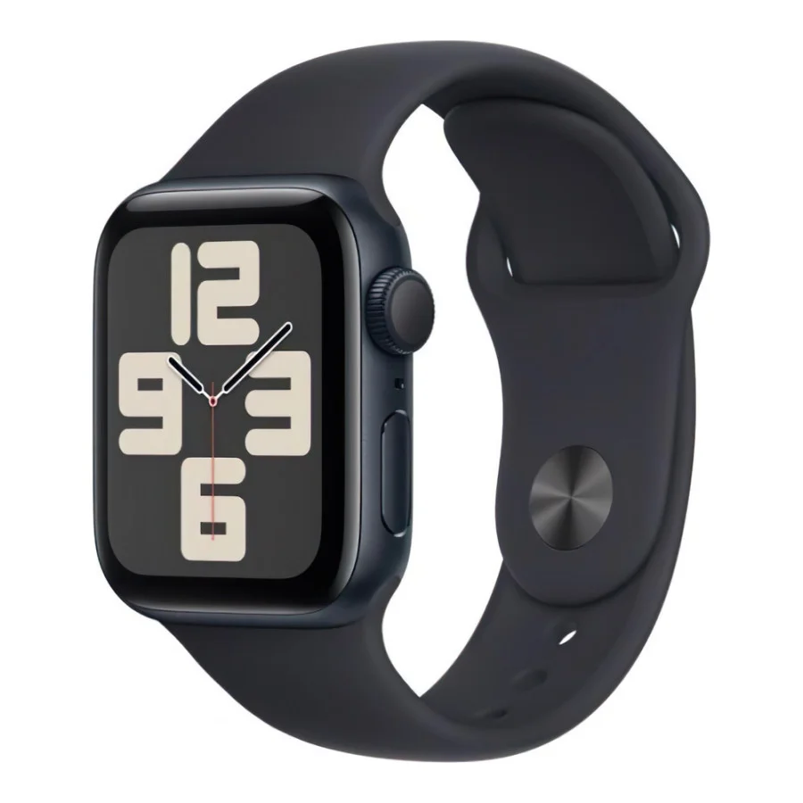 Apple Watch SE 2 GPS 40mm Midnight Aluminium Case with Midnight Sport Band M/L (MR9Y3)