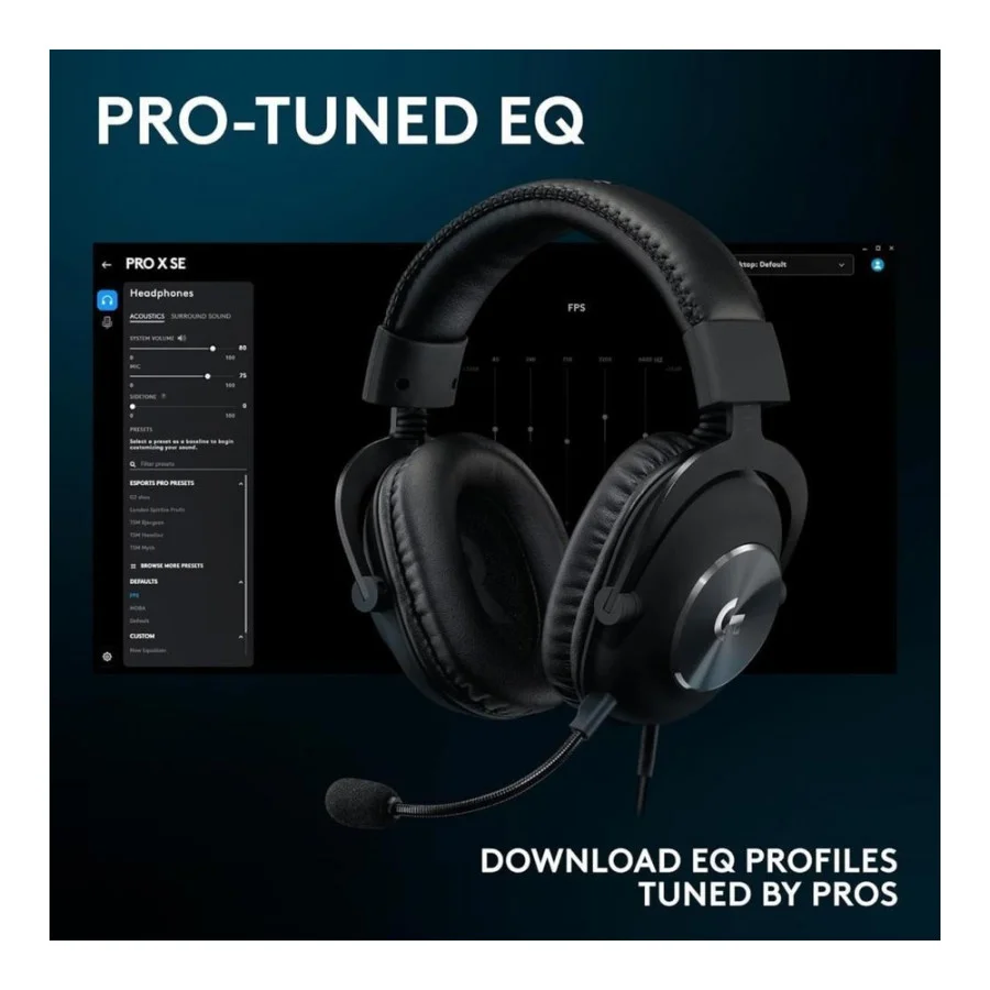 Logitech G PRO X SE Black (981-001470, 981-001469)