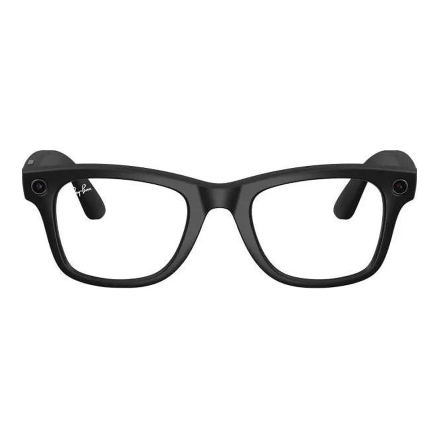 Ray-Ban Meta Wayfarer Large Matte Black/Clear to Graphite Green Transitions (RW4008 601S1M 53-22)