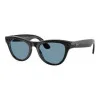 Ray-Ban Meta Skyler Standard - Shiny Black/Transitions Cerulean Blue (RW4010 601/MF 52-20)