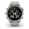 Garmin Descent Mk3 43 mm Stainless Steel with Fog Gray Silicone Band (010-02753-04/03)
