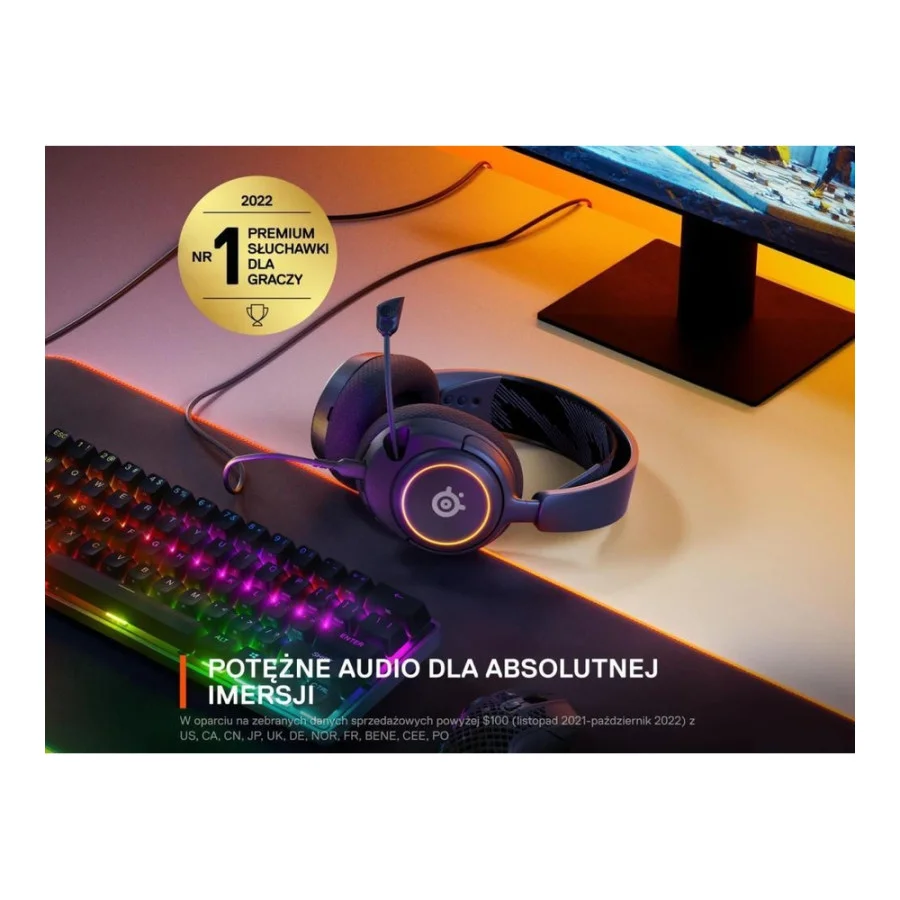SteelSeries Arctis Nova 3 Black (61631)