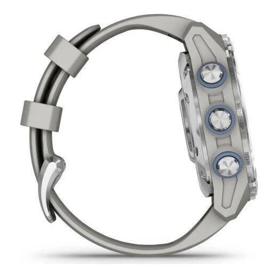 Garmin Descent Mk3 43 mm Stainless Steel with Fog Gray Silicone Band (010-02753-04/03)