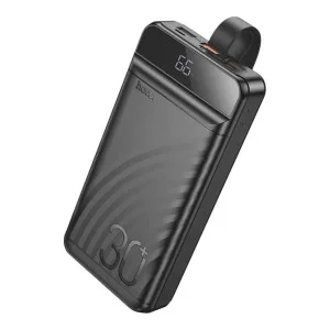 Hoco J123B Element 22.5W+PD20W fully compatible with LCD and LED-lamp 30 000mAh Black