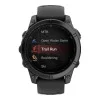 Garmin Fenix E 47mm AMOLED Slate Gray Steel with Black Silicone Band (010-03025-03/01)