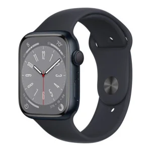 Apple Watch Series 8 GPS 45mm Midnight Aluminum Case w. Midnight Sport Band (MNP13)