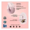 Logitech Lift Vertical Ergonomic Mouse Rose (910-006478, 910-006487, 910-006481)
