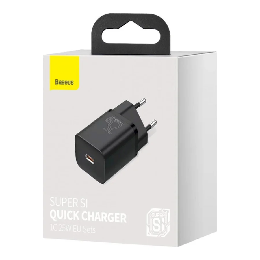Baseus Super Si Quick Charger 1C 25W Black (CCSP020101)