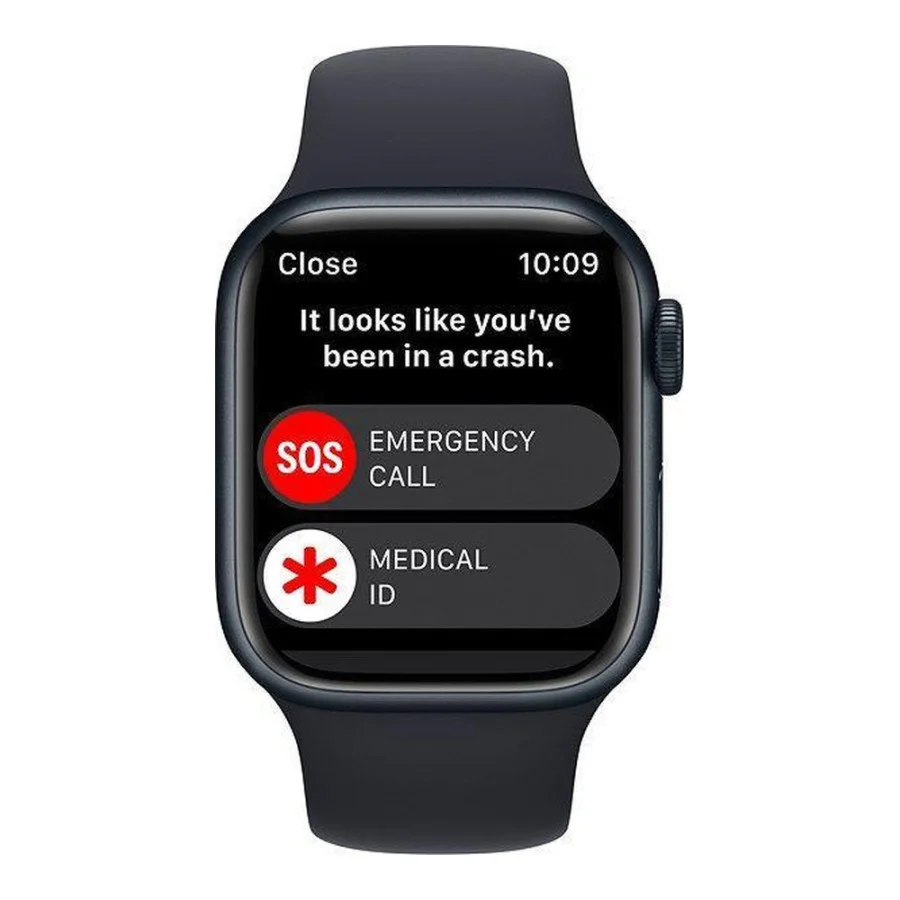 Apple Watch Series 8 GPS 45mm Midnight Aluminum Case w. Midnight Sport Band (MNP13)