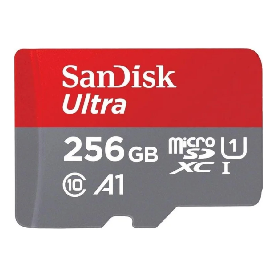 SanDisk 256 GB microSDXC UHS-I Ultra A1 + SD adapter (SDSQUAC-256G-GN6MN)