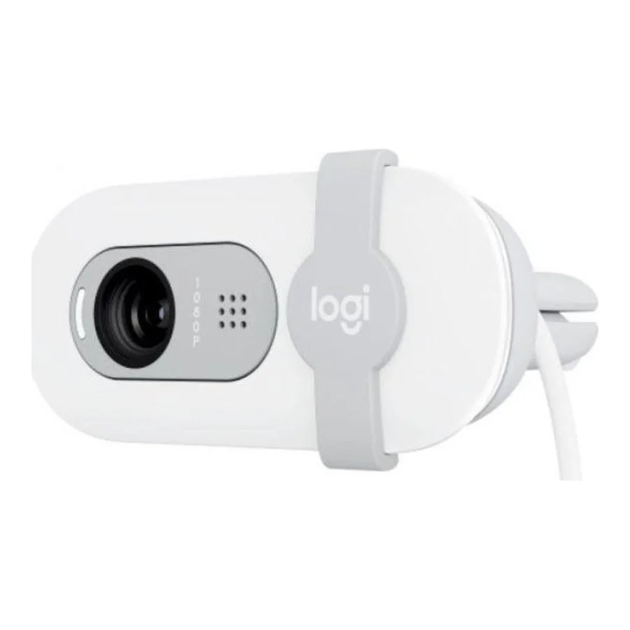Logitech Brio 100 Full HD Webcam Off White (960-001617, 960-001618)
