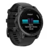 Garmin Fenix E 47mm AMOLED Slate Gray Steel with Black Silicone Band (010-03025-03/01)