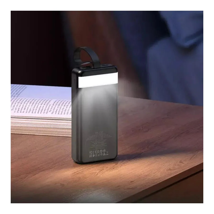 Hoco J123B Element 22.5W+PD20W fully compatible with LCD and LED-lamp 30 000mAh Black