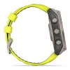 Garmin Fenix 8 47mm Solar Sapphire Titanium w. Amp Yellow/Graphite Silicone Band (010-02906-20/21)