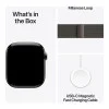 Apple Watch Series 11 GPS + Cellular 46mm Slate Tit. Case w. Slate Milanese Loop - M/L (MFD44)