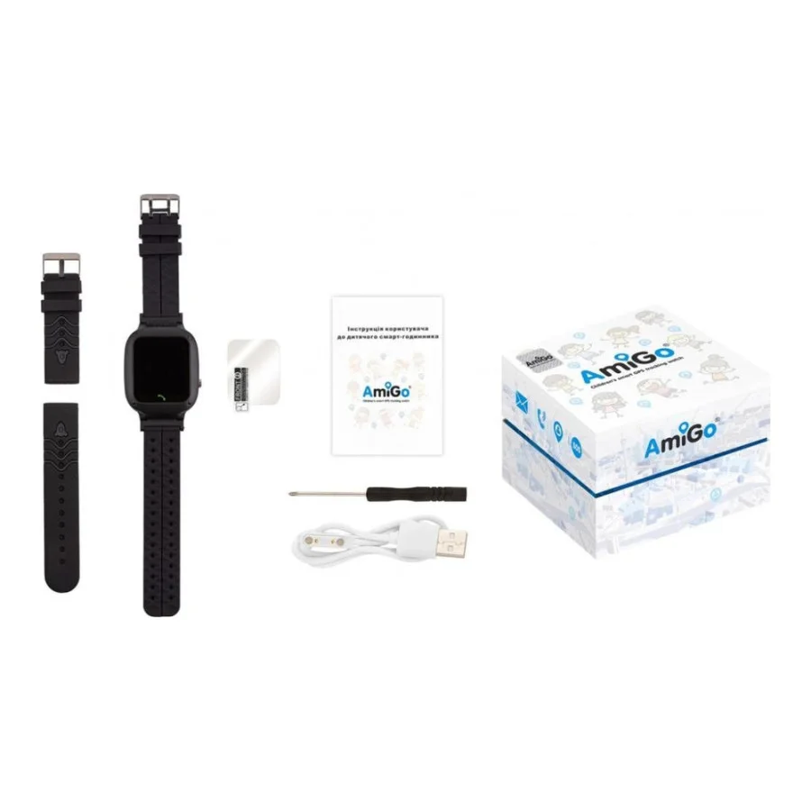 AmiGo GO004 Splashproof Camera+LED Black (UA)