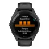 Garmin Forerunner 265 Black Bezel and Case w. Black/Powder Gray Silicone Band (010-02810-00/10/50)