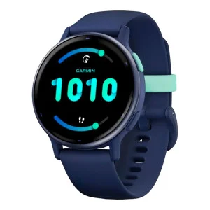 Garmin vivoactive 5 Metallic Navy Aluminum Bezel with Navy Case and Silicone Band (010-02862-12/52)