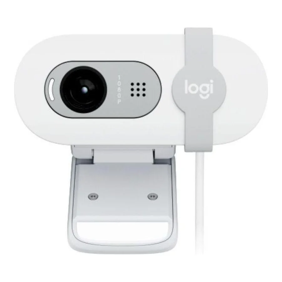 Logitech Brio 100 Full HD Webcam Off White (960-001617, 960-001618)