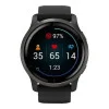 Garmin Venu 2 Slate Stainless Steel Bezel with Black Case and Silicone Band (010-02430-11/01)