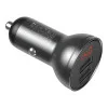 Baseus Digital Display Dual USB 24W Gray (CCBX-0G)