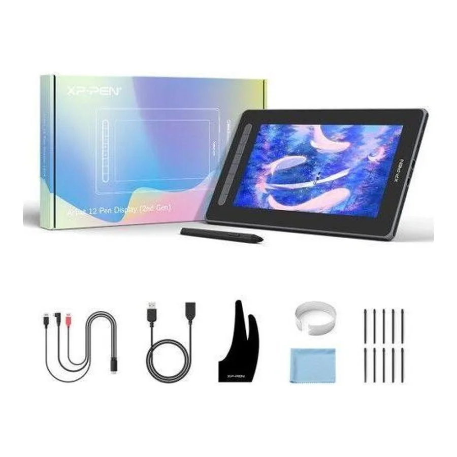 XP-Pen Artist 12 Drawing Display (2nd Gen) Black (JPCD120FH_BK)