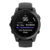 Garmin Fenix E 47mm AMOLED Slate Gray Steel with Black Silicone Band (010-03025-03/01)