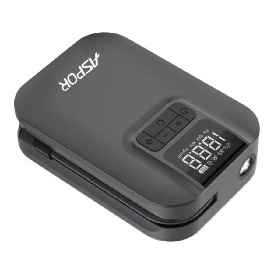 Aspor A7 Портативний автомобільний насос - чорний