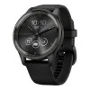 Garmin Vivomove Trend Slate S. Steel Bezel with Black Case and S. Band (010-02665-00)