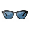 Ray-Ban Meta Skyler Standard - Shiny Black/Transitions Cerulean Blue (RW4010 601/MF 52-20)
