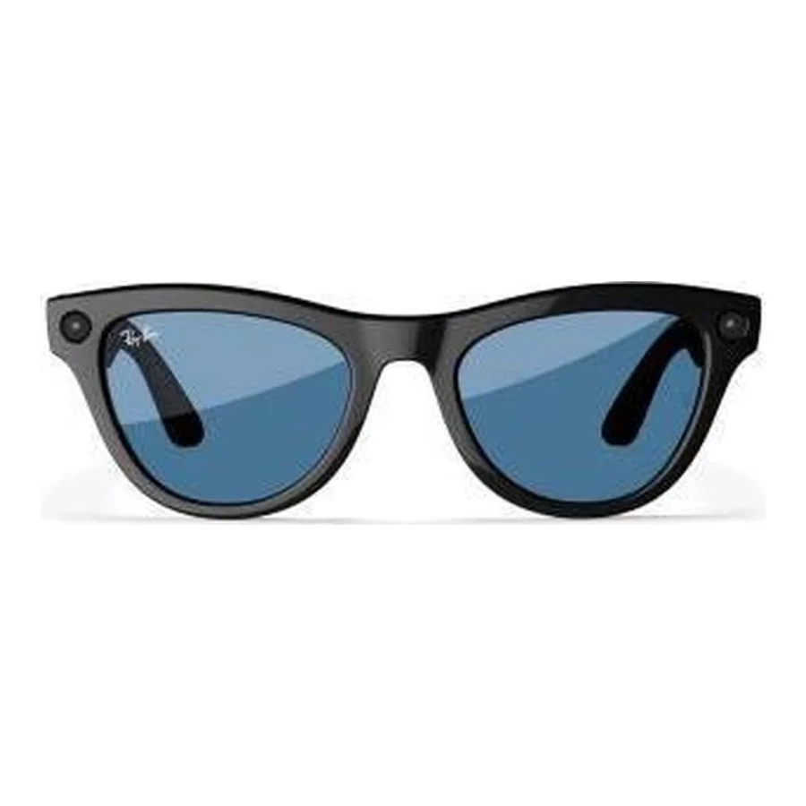 Ray-Ban Meta Skyler Standard - Shiny Black/Transitions Cerulean Blue (RW4010 601/MF 52-20)