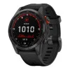 Garmin Fenix 7S Solar Slate Gray with Black Band (010-02539-12/13)