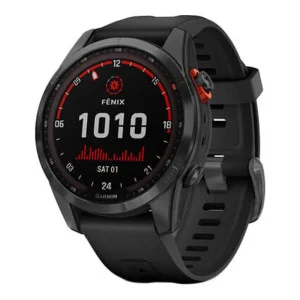 Garmin Fenix 7S Solar Slate Gray with Black Band (010-02539-12/13)