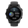 Garmin Fenix E 47mm AMOLED Slate Gray Steel with Black Silicone Band (010-03025-03/01)