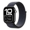 Apple Watch Series 10 GPS + Cellular 46mm Jet Black Aluminum Case w. Ink Sport Loop (MWY53)