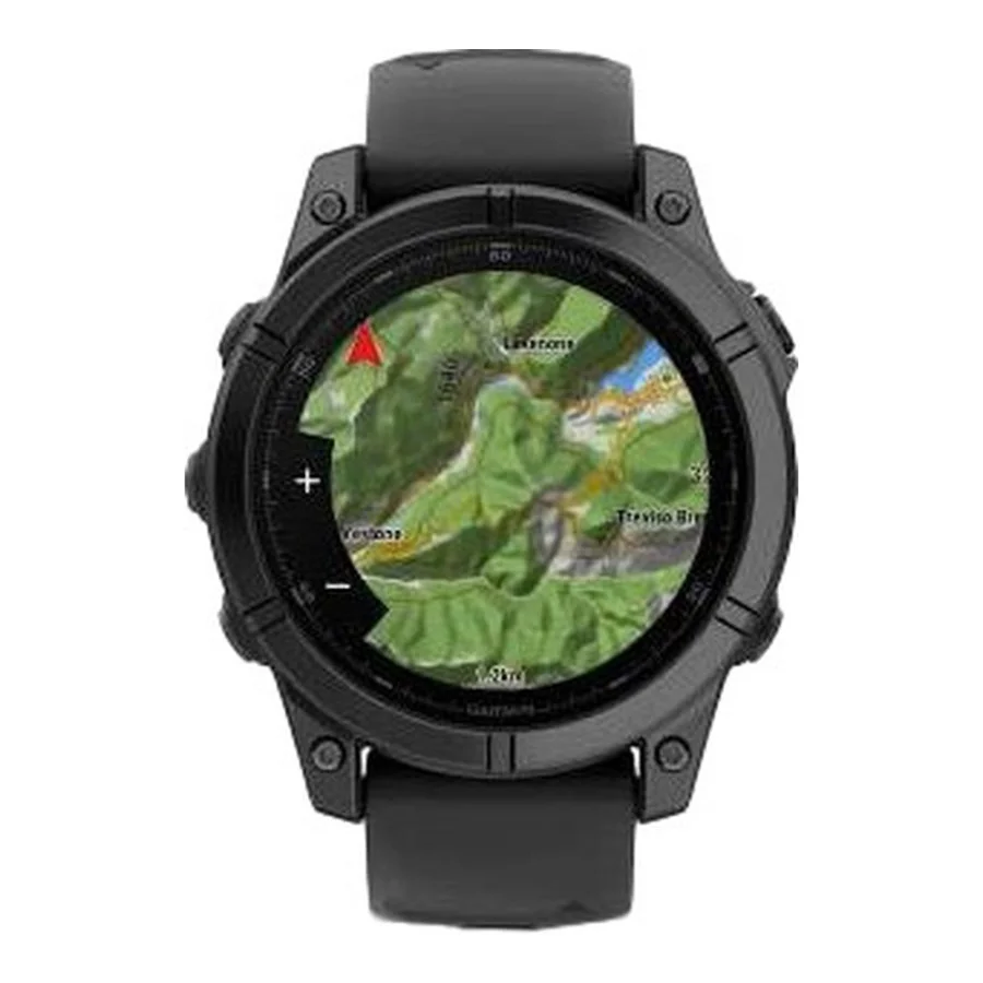 Garmin Fenix E 47mm AMOLED Slate Gray Steel with Black Silicone Band (010-03025-03/01)