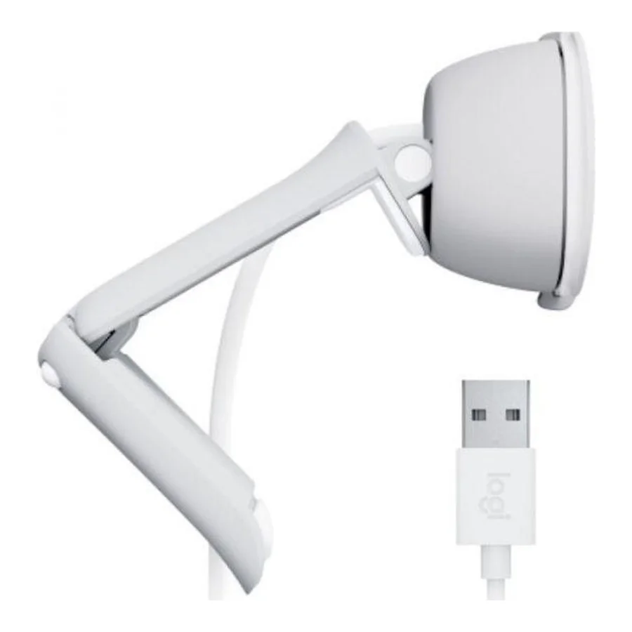 Logitech Brio 100 Full HD Webcam Off White (960-001617, 960-001618)