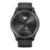 Garmin Vivomove Trend Slate S. Steel Bezel with Black Case and S. Band (010-02665-00)