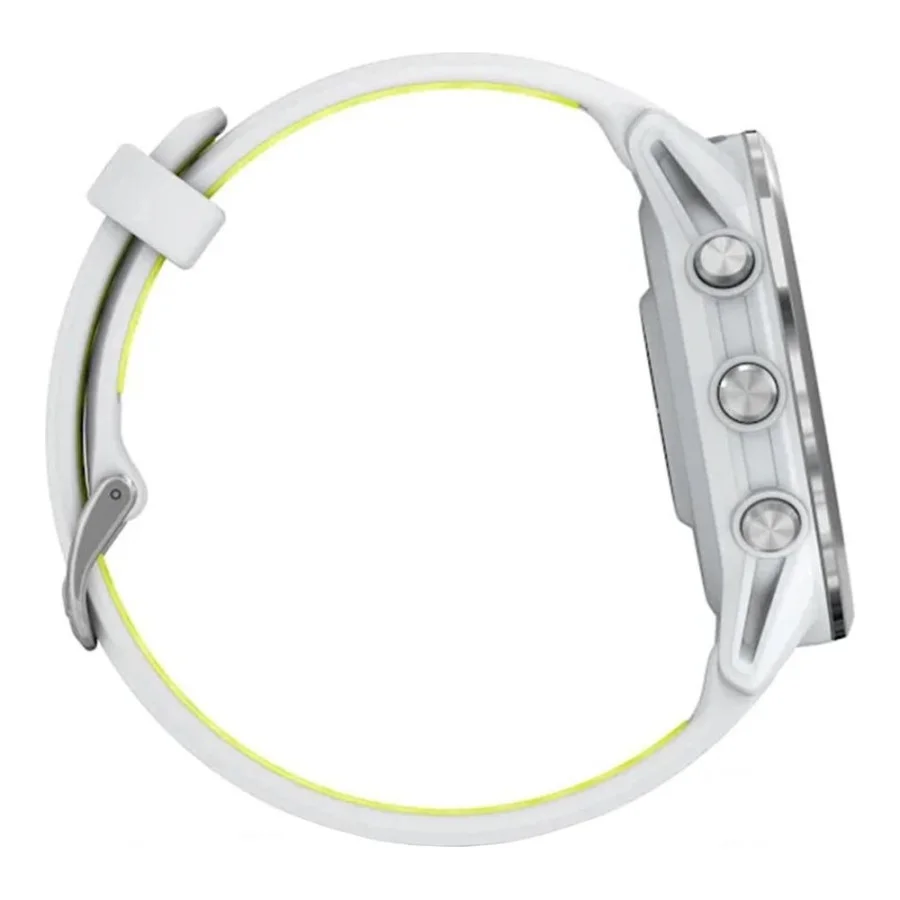 Garmin Forerunner 970 Titanium w. Whitestone Case and Whitestone/T. Amp Yellow Band (010-02969-01/11/61)