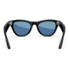 Ray-Ban Meta Skyler Standard - Shiny Black/Transitions Cerulean Blue (RW4010 601/MF 52-20)