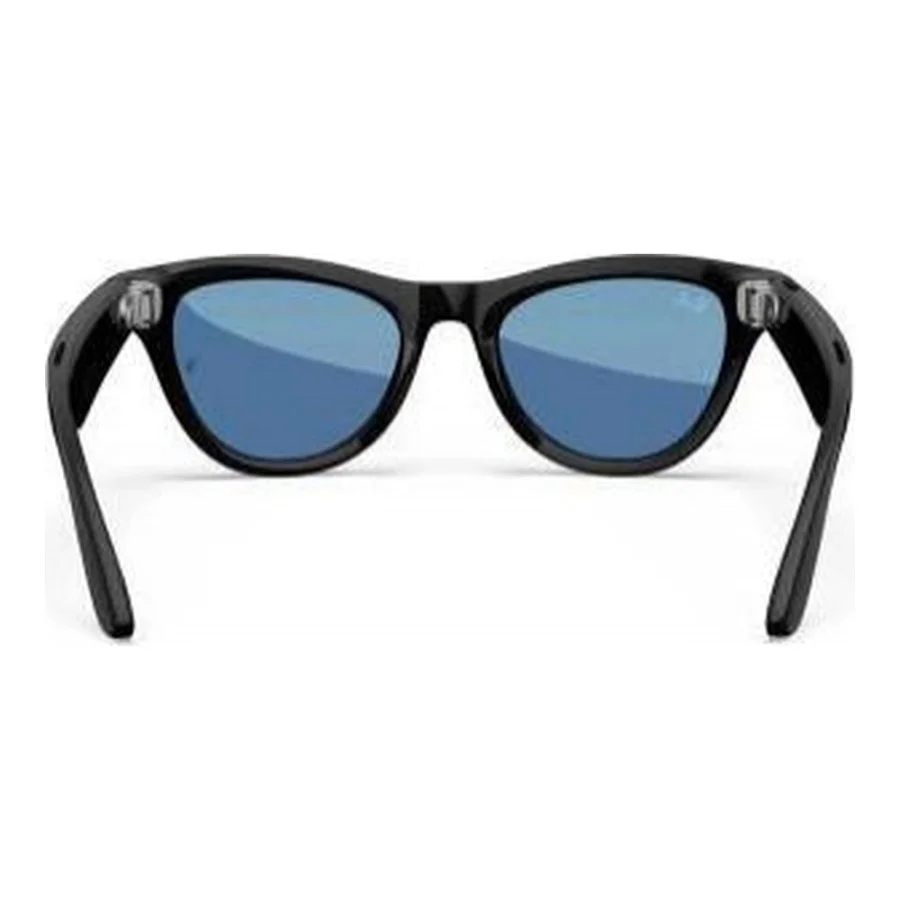 Ray-Ban Meta Skyler Standard - Shiny Black/Transitions Cerulean Blue (RW4010 601/MF 52-20)