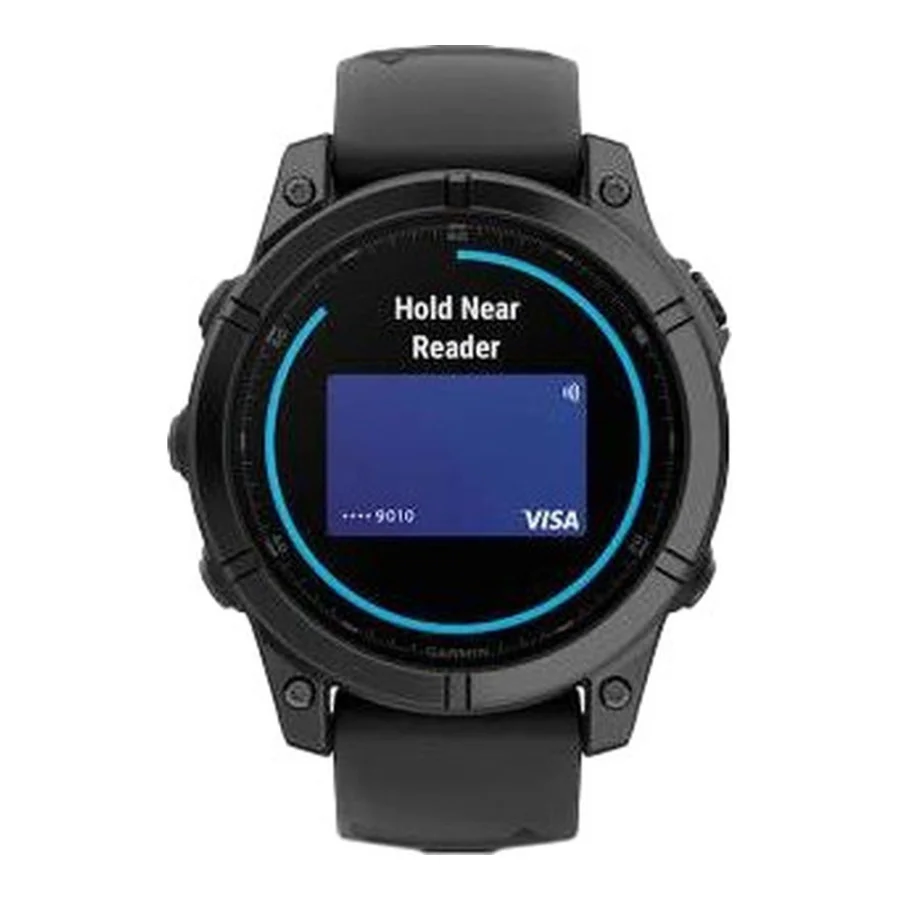 Garmin Fenix E 47mm AMOLED Slate Gray Steel with Black Silicone Band (010-03025-03/01)