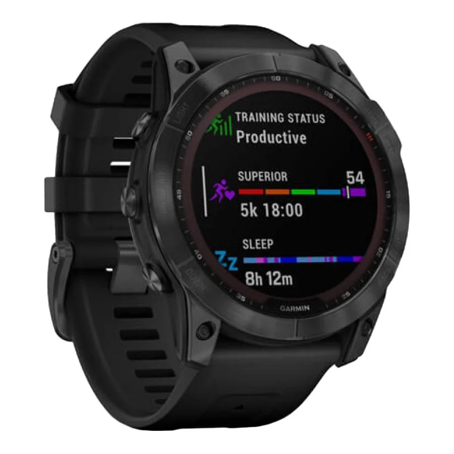 Garmin Fenix 7X Solar Slate Gray with Black Band (010-02541-00/01/0A)