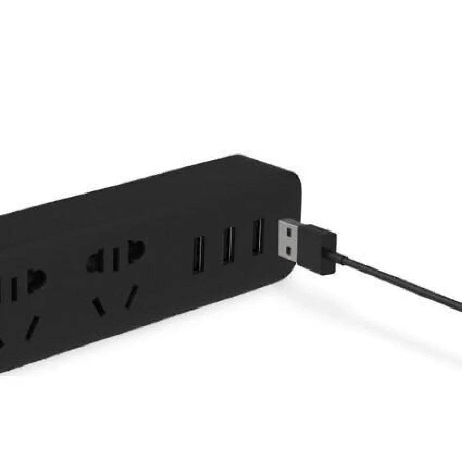 Xiaomi Mi Power Strip 3 розетки + 3 USB-port Black (NRB4002CN, NRB4015CN)